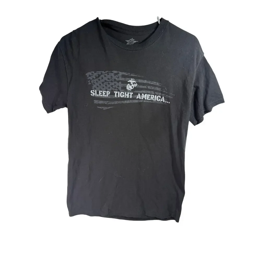 Frontline Apparel Military T Shirt My Son Has Your 6 Soldier Graphic Black M